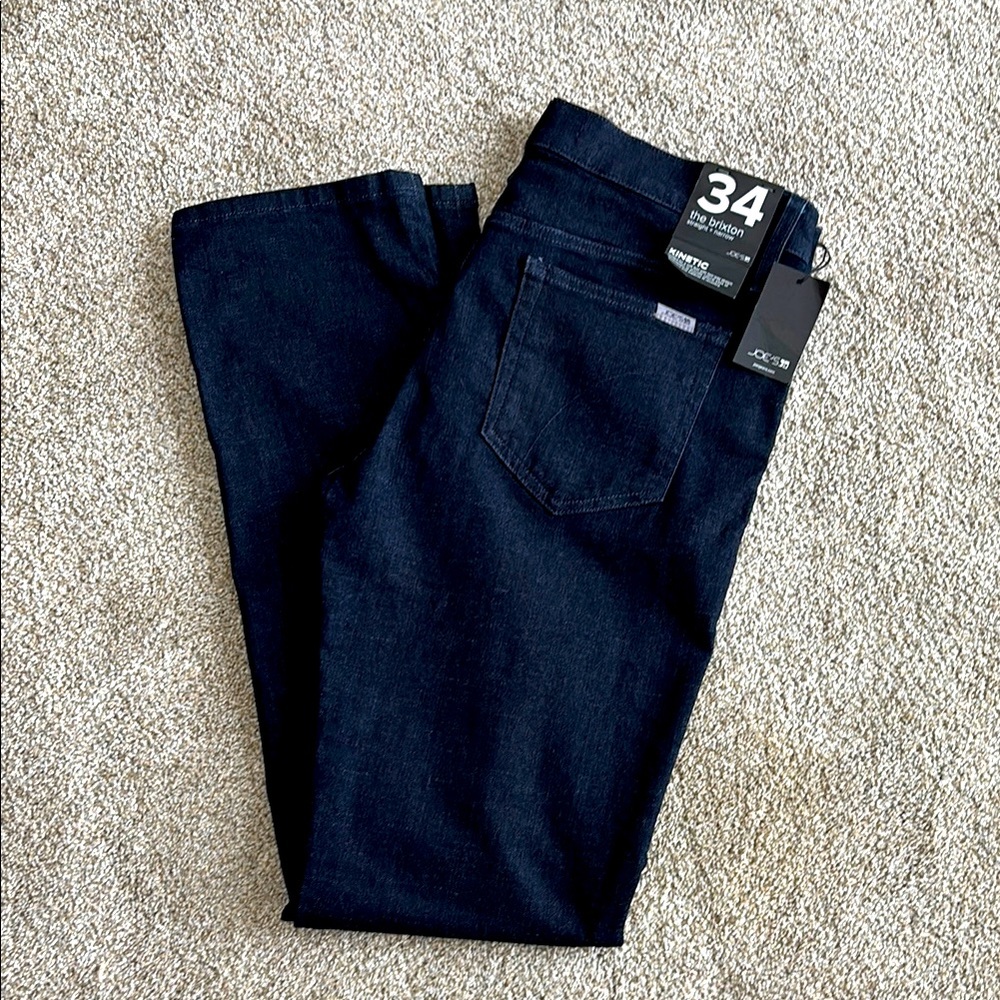 Men's Joe’s Dark Blue Jeans - the brixton, straight and Narrow Kinetic Fit